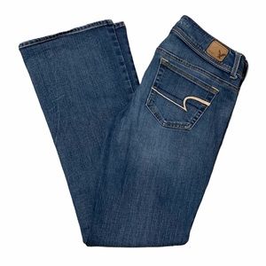 American Eagle Kick Boot Jeans 10 Regular Medium
